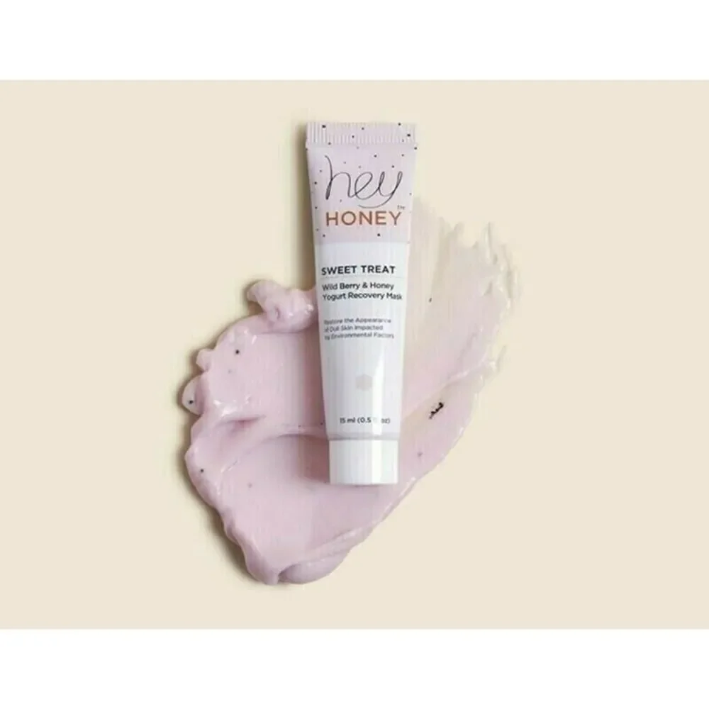 HEY HONEY Sweet Treat Wild Berry & Honey Yogurt Recovery Mask 15 ML Travel Size
